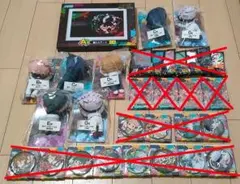 セガラッキーくじ 呪術廻戦 まとめ売り 額入りアート ぬいぐるみ