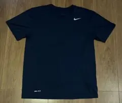 THE NIKE TEE DRI-FIT ネイビー Tシャツ 身幅50着丈67