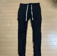 mnmlカーゴパンツ スリムフィット ブラック
