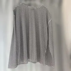 MONO-MART ボーダー シアー長袖カットソー