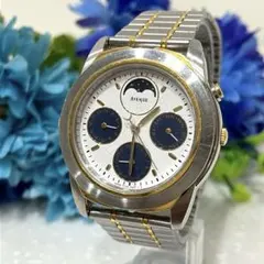 SEIKO AVENUE 7F39-6060 ムーンフェイズ メンズ腕時計 - メルカリ