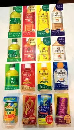 【自販機ダミー】キリンビバレッジシリーズ　新品16枚セット(非売品)のサムネイル