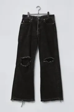 Jieda ジエダ DAMAGE LOOSE FIT DENIM 2 ブラックのサムネイル