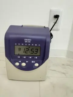 ☆清掃済 美品 SEIKOタイムレコーダー QR-385 + タイムカード25枚
