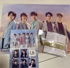 King & Prince L& 特典 ステッカー クリアポスター リボンバンド