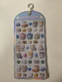 まとめ割りあり【正規品】新品未開封 コットンパフィーシール　ねこ