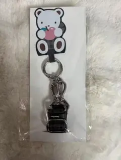 familiar ファミリアチェック柄 黒系 ショルダーストラップ