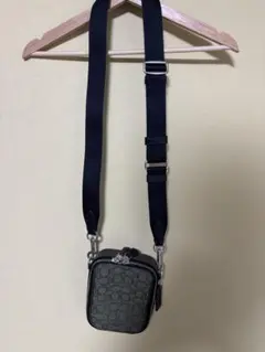 ⭐️極美品⭐️コーチ フライトバッグ ジョルダー レザー シグネチャー ブラック 黒 送料無料 人気モデル コーチ メンズ COACH シグネチャー ショルダー