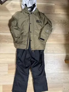 cosby 子ども用スキーウェア カーキ