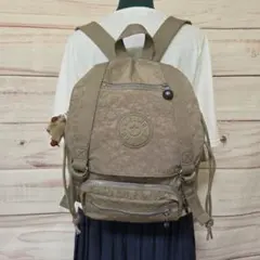 Kiplingキプリング　フラップ式コンパクトバックパック　レディース