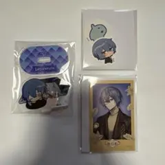 NIJISANJI 甜點樂園 小柳ロウ 壓克力立牌 招財貓 貼紙