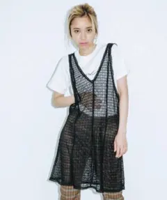 X-girl エックスガール LACE MINI DRESS レースミニドレス