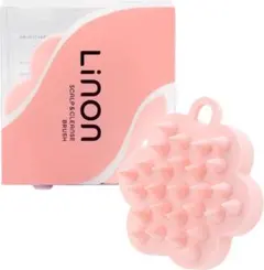 『新品』リノン スカルプクレンズブラシ ピンク 頭皮マッサージ 頭皮ケア