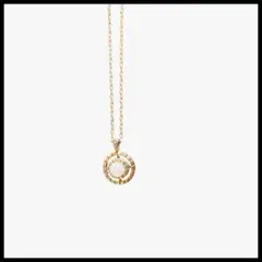 K10 イエローゴールド× あこや真珠 3.0mm デザイントップネックレス