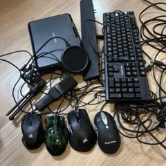 ゲーミング　マウス　キーボード　マイク まとめ　galleria corsair