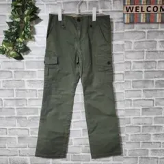オリーブ カーゴパンツ 4ポケット