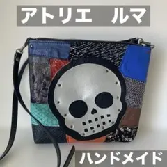 Desigual ショルダーバッグ 総柄 刺繍 パッチワーク 大容量斜め掛け可 