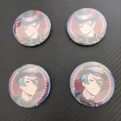 ツイステ フロイド ジェイド プレイフル 缶バッジ 缶バ リーチ兄弟