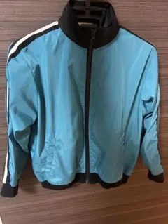 ペアマノンストリート　青 ジャケット　ジップアップ