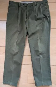 green label relaxing コットンスラックス カーキXLのサムネイル