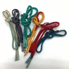 中古品　まとめ売り　結び紐 6本セット 和装小物　P328