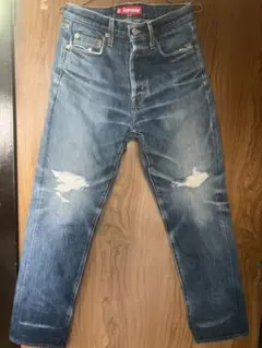 Supreme ストレートデニム 32 セルビッジ