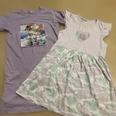 半袖ワンピース 130 2点セット
