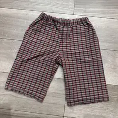 familiar チェック柄 ハーフパンツ 110