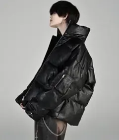 アドラーザヒートパデッドジャケット レザー　ブラックLサイズ 全サイズ完売品