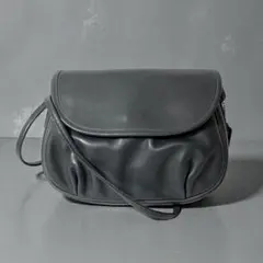 オールドコーチ　ネイビー　ショルダーバッグ　vintage coach