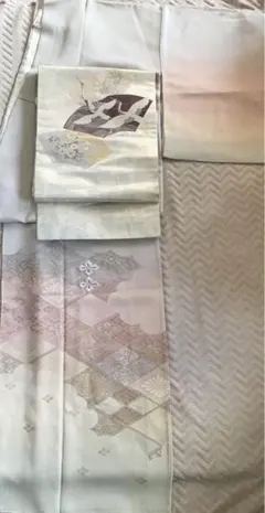 未着用☆刺繍 訪問着　礼装　名古屋帯 セット　訳あり