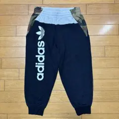 adidas スウェットパンツ カモフラ柄 七分丈