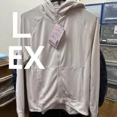 新品　ワークマン　クールuvサンシェードパーカーex アイボリー　L