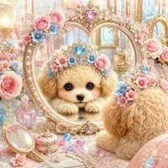 新柄‼️犬柄【339】限定パネル生地
