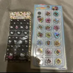 サンリオ おはじきシール タイルシール ハローキティ 日焼けキティ ヒョウ柄