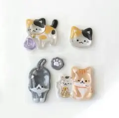 正規品　クーリア　ボンボンドロップシール　和猫　和柄　ネコ