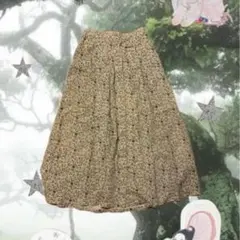 森ガールレトロガーリーヴィンテージ花柄ロングスカート