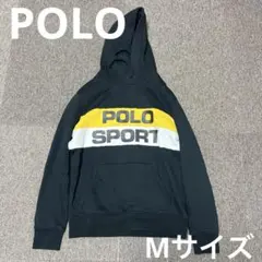 POLO SPORT パーカー Mサイズ ブラック/イエロー/ホワイト