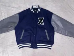 X-LARGE VARSITY JACKET スタジャン M ウールネイビーのサムネイル