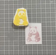 パンダ ぱんだ 消しゴムはんこセット - メルカリ