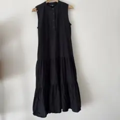 UNIQLO ノースリーブワンピース M ブラック