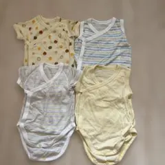 UNIQLO ベビー肌着 短袖ボディスーツセット 60cm