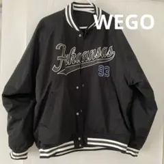 WEGO ウィゴー　リバーシブル ワッペンスタジャン LARGE ジャンパー