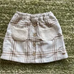 チェック柄スカート 100cm テータテート　バースデイ