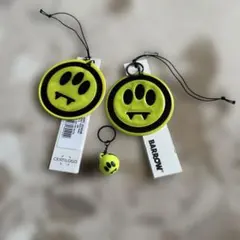 BARROW 商品タグ3点セット ネオンイエロー