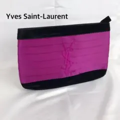 【希少】イヴサンローラン YSL ヴィンテージ ポーチ クラッチバッグ パープル