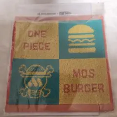 ONE PIECE MOS BURGER コラボクリアファイルとハンドタオル