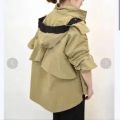 【美品】エイミーロウ　eimee law フリル付き　マウンテンパーカー　洗濯◎