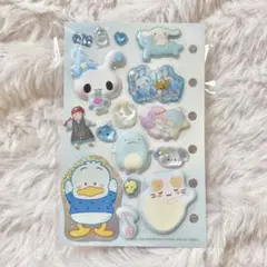 正規品　ブルー系　おすそ分け　シール帳　完成品　サンリオ　メリング