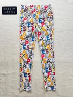 派對蓋茲 PEARLY GATES 高爾夫 彩色標誌 滿版圖案 長褲 0